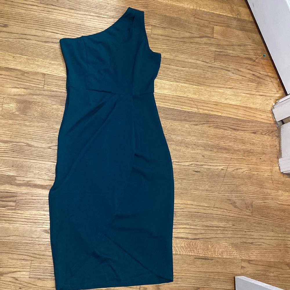 One shoulder formal dress